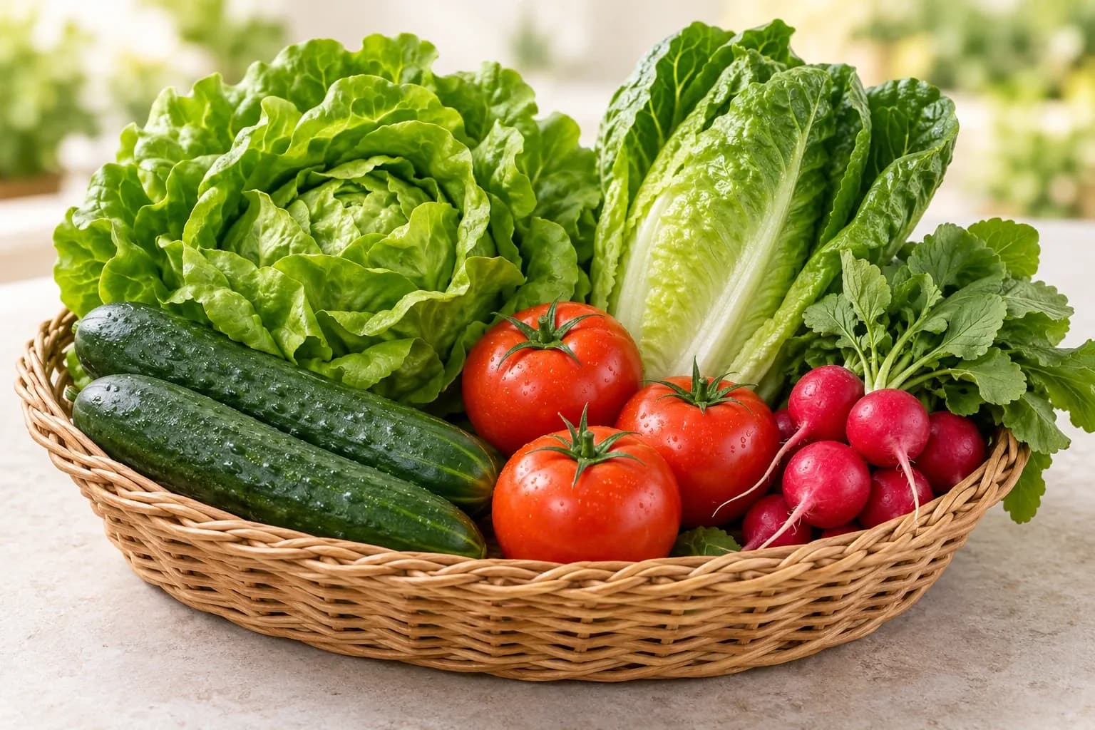 Illustration : Salades et crudités